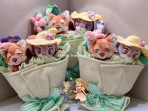 【現貨】上海迪士尼｜2025春日動物方城市茱迪尼克花束掛飾