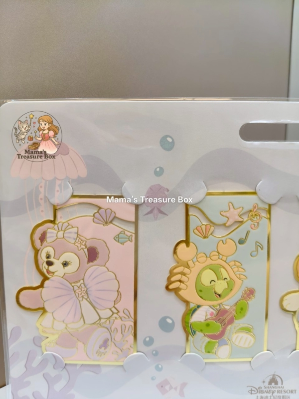 【現貨】上海迪士尼｜2025達菲和朋友們夏日海洋派對金屬書籤