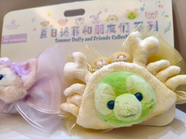 【現貨】上海迪士尼｜2025達菲夏日海洋派對玲娜貝兒與奥樂米拉髮飾