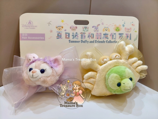 【現貨】上海迪士尼｜2025達菲夏日海洋派對玲娜貝兒與奥樂米拉髮飾