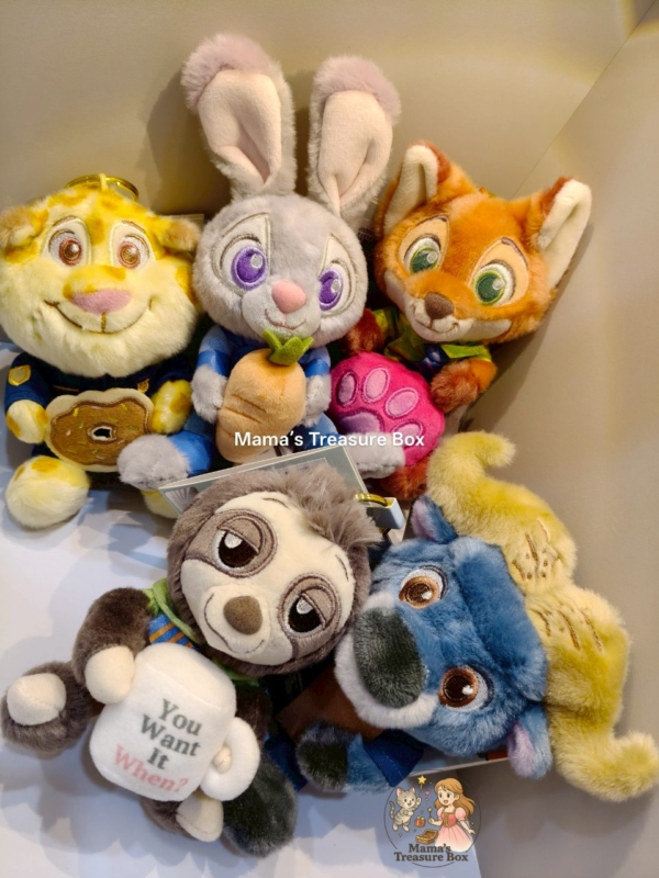 【現貨】上海迪士尼｜2025動物方城市可愛尼克 茱迪 閃電 牛局長 豹警官毛絨玩具鑰匙圈