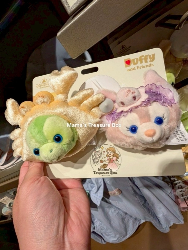 【現貨】上海迪士尼｜2025達菲和朋友們夏日海洋派對玲娜貝兒與奧樂米拉毛絨配飾