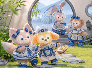 青花瓷星黛露SS 【現貨】上海迪士尼|青花系列毛絨玩具(SS號)