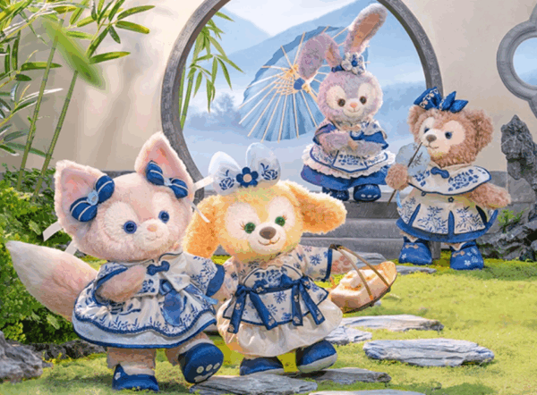 【現貨】上海迪士尼｜青花系列玲娜貝兒Linabell毛絨玩具(SS號)