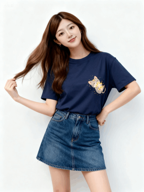 星語貓咪系列-擁抱星光T-Shirt