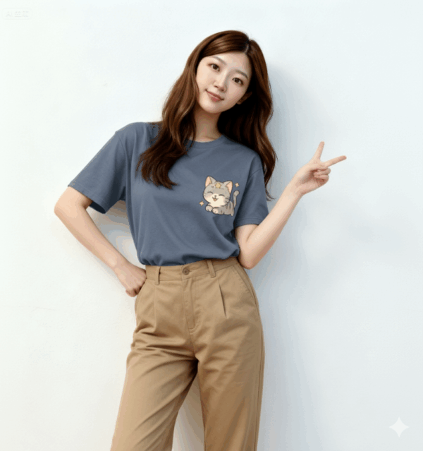 星語貓咪系列-小休片刻T-Shirt