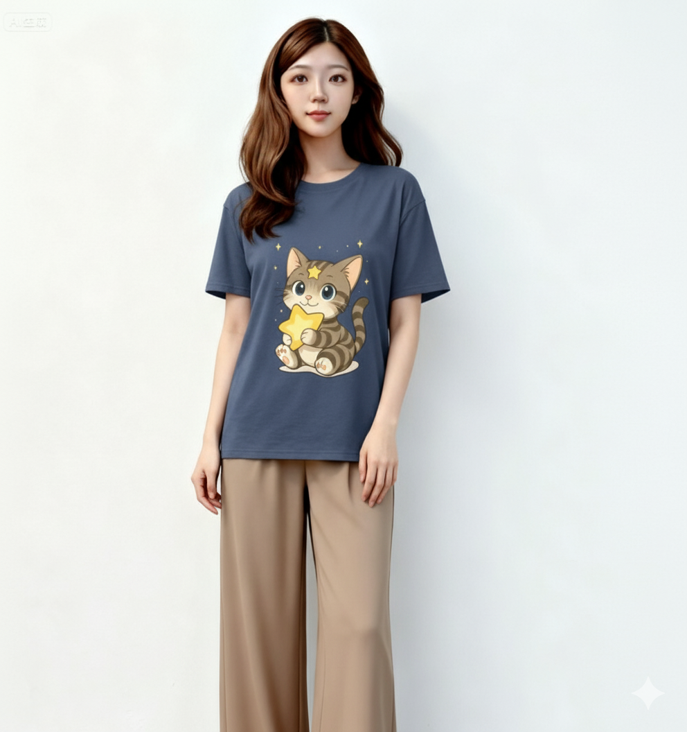 【自有品牌】星語貓咪系列-星語信使T-Shirt