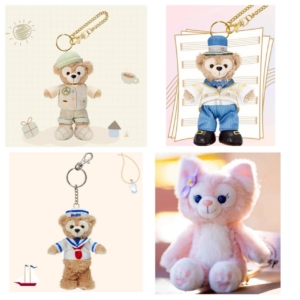 【現貨】上海迪士尼｜達菲和朋友們毛絨鑰匙圈