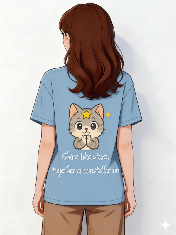 星語貓咪系列-綻放人生T-Shirt