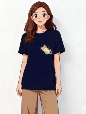 星語貓咪系列-擁抱星光T-Shirt