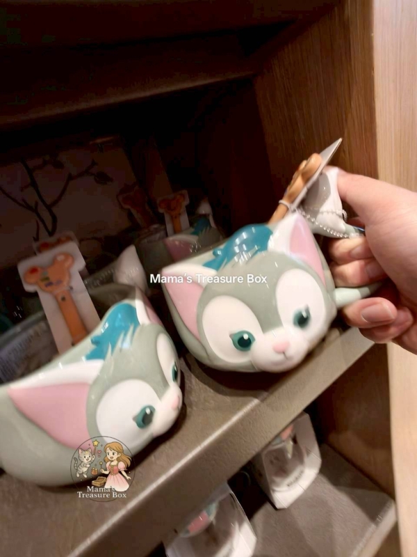 【現貨】上海迪士尼｜杰拉多尼帶勺馬克杯辦公室陶瓷水杯