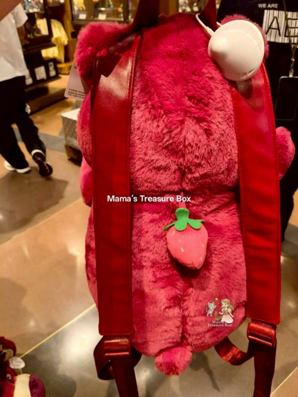 【現貨】上海迪士尼｜草莓熊毛絨玩具雙肩包背包