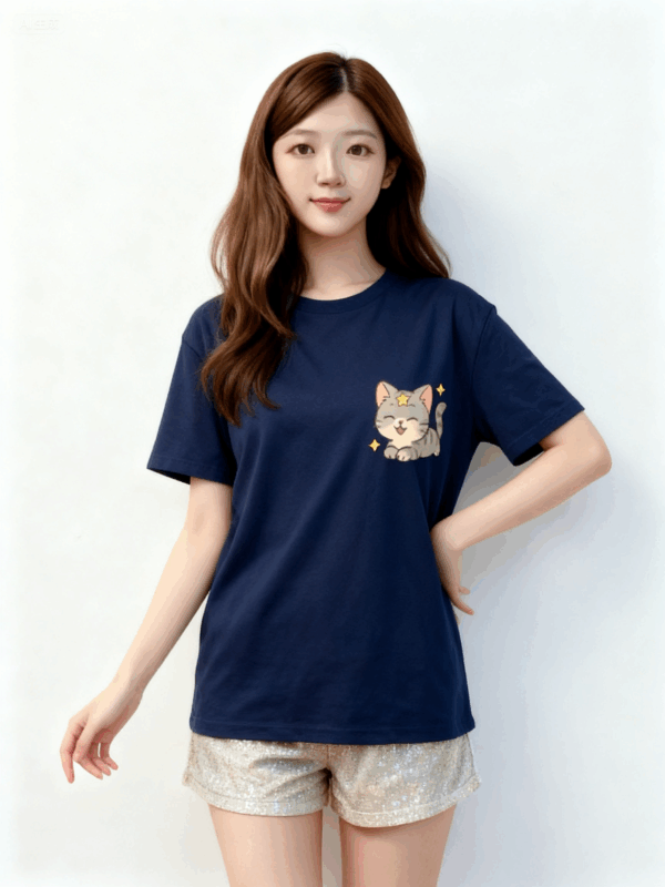 星語貓咪系列-小休片刻T-Shirt