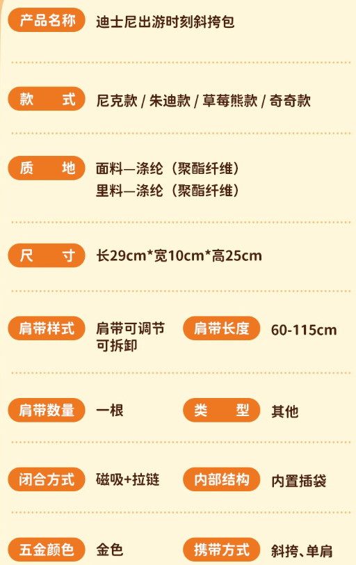 【現貨】迪士尼potdemiel蜂蜜罐正版尼克包