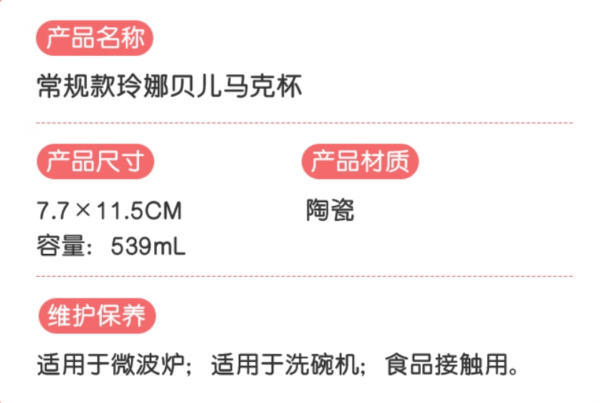 【現貨】上海迪士尼｜常規款玲娜貝兒Linabell馬克杯陶瓷水杯