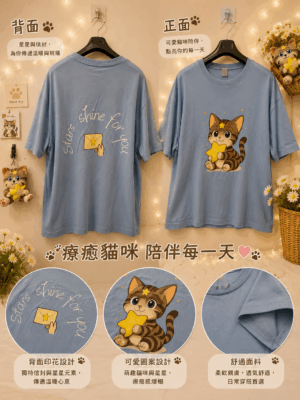 星語貓咪系列-星語信使T-Shirt