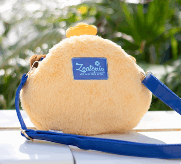 【現貨】迪士尼potdemiel蜂蜜罐尼克 豹警官斜挎包單肩毛絨公仔