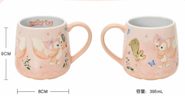 【現貨】上海迪士尼｜玲娜貝兒金属浮雕杯子馬克杯居家陶瓷水杯