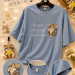 星語貓咪系列-陪你發光T-Shirt