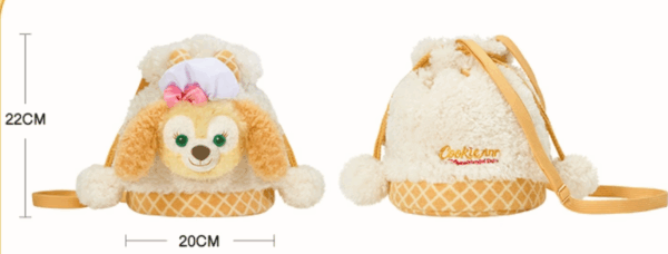 【現貨】上海迪士尼｜雪莉玫ShellieMay、可琦安CookieAnn毛絨單肩水桶包斜挎包