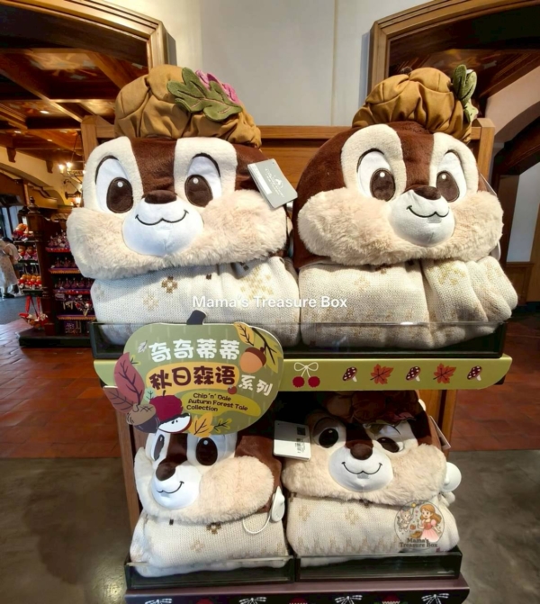 【現貨】上海迪士尼｜2025秋日森語系列奇奇蒂蒂毛毯