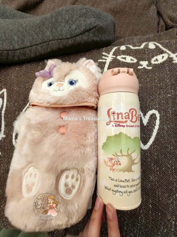 【現貨】上海迪士尼｜斜背帶杯套印花保温杯