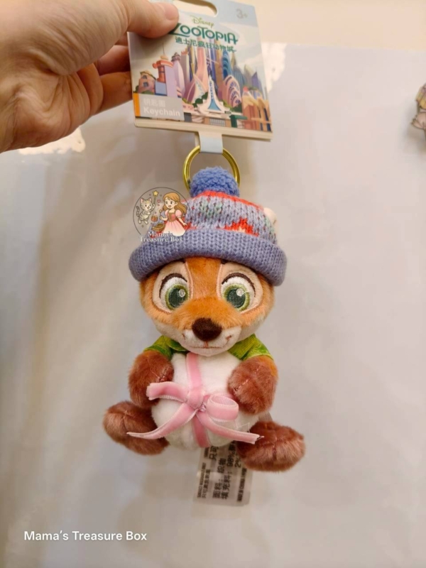 【現貨】上海迪士尼｜2025冬日動物方城市鑰匙圈