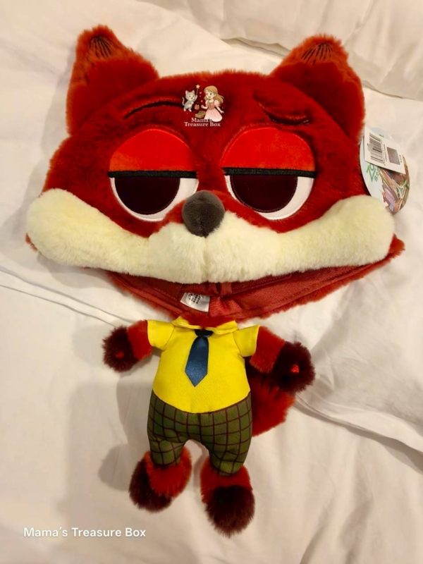 【現貨】上海迪士尼｜尼克毛絨迷你身體防風帽