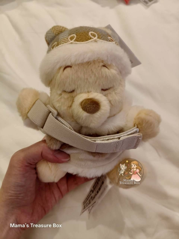 【現貨】上海迪士尼｜居家小熊維尼毛絨綁帶