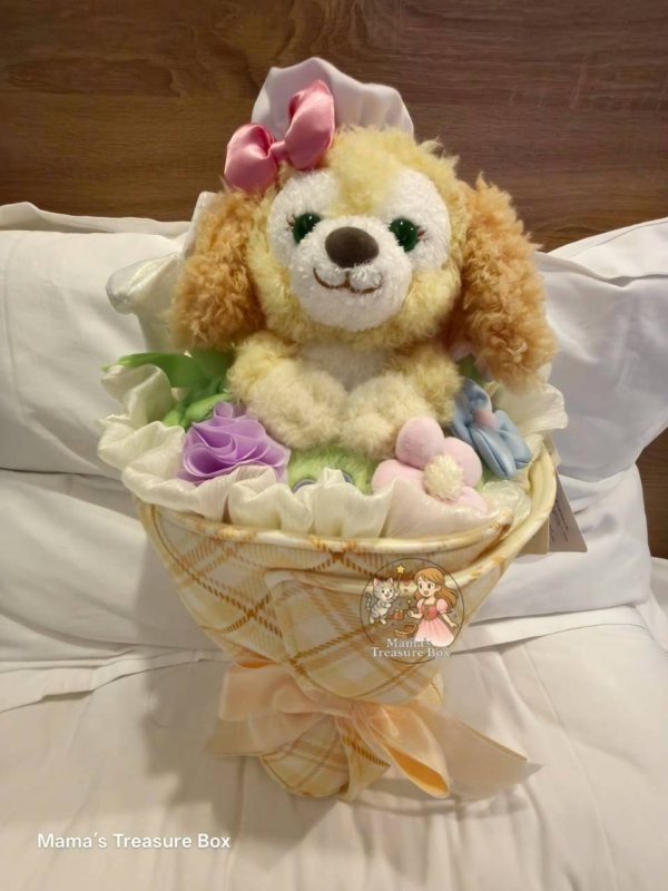 【現貨】上海迪士尼｜絨絨花園系列可琦安(餅餅)玩偶花束裝飾
