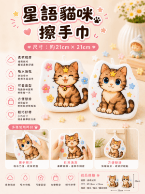 《星語貓咪療癒》生活系列