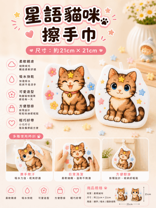 《星語貓咪療癒》生活系列