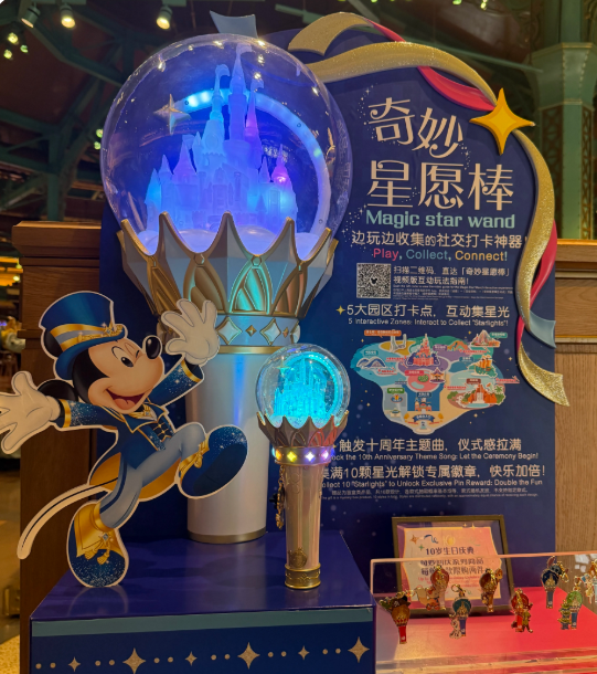 【現貨】上海迪士尼｜10歲生日慶典系列奇妙星願棒