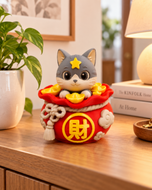 《星語3D典藏》財運系列-No.06 赤金納福